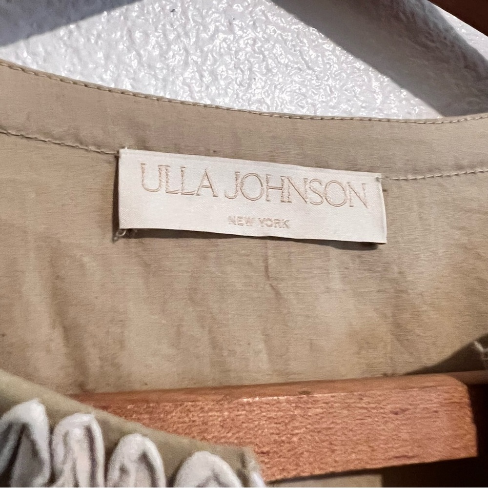 Ulla Johnson Wilda Embroidered Puff-Sleeve Mini Dress - Picture 8 of 16